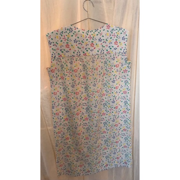 vintage handmade floral house dress medium large - Picture 3 of 7
